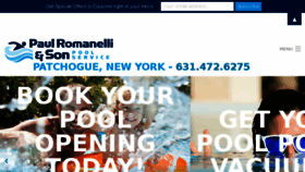 What Romanellipools.com website looked like in 2017 (6 years ago)