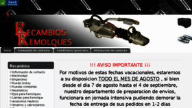 What Recambiosremolques.com website looked like in 2017 (6 years ago)