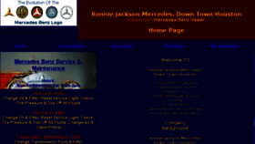 What Ronniejacksonmercedes.com website looked like in 2017 (6 years ago)