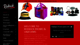What Redbackpromo.com.au website looked like in 2017 (6 years ago)