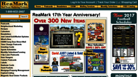 What Reamark.com website looked like in 2017 (6 years ago)