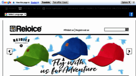 What Rejoice.cz website looked like in 2017 (6 years ago)
