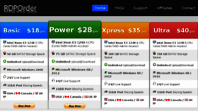 What Rdporder.com website looked like in 2017 (8 years ago)