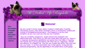 What Ragdollcatnj.net website looked like in 2017 (6 years ago)