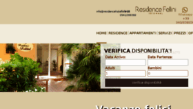 What Residencehotelfellini.it website looked like in 2017 (6 years ago)