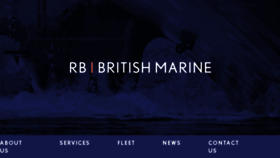What Rbbritishmarine.com website looked like in 2017 (6 years ago)