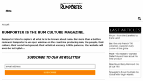 What Rumporter.com website looked like in 2017 (6 years ago)