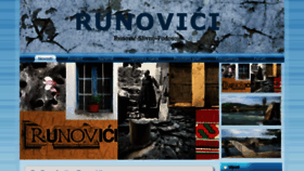 What Runovici.hr website looked like in 2017 (6 years ago)