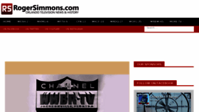 What Rogersimmons.com website looked like in 2017 (6 years ago)