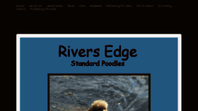 What Riversedgepoodles.com website looked like in 2017 (6 years ago)