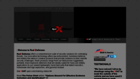 What Redxdefense.com website looked like in 2017 (6 years ago)