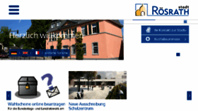 What Roesrath.de website looked like in 2017 (6 years ago)