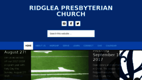 What Ridgleapres.org website looked like in 2017 (6 years ago)