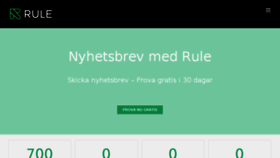 What Rule.se website looked like in 2017 (6 years ago)
