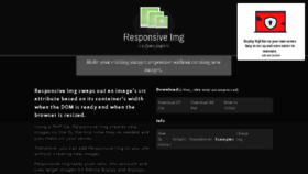 What Responsiveimg.com website looked like in 2017 (6 years ago)