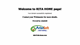 What Rita-home.com website looked like in 2017 (6 years ago)