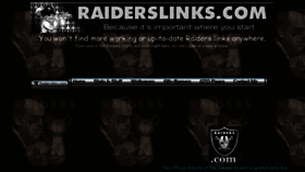 What Raiderslinks.com website looked like in 2017 (6 years ago)