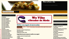 What Recetasdemicroondas.com website looked like in 2017 (6 years ago)