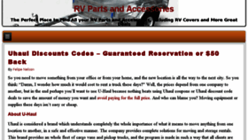 What Rvpartsandaccessories.org website looked like in 2017 (6 years ago)