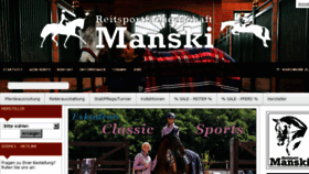 What Reitsport-manski.de website looked like in 2017 (6 years ago)