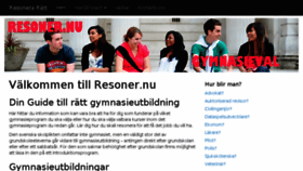 What Resoner.nu website looked like in 2017 (6 years ago)