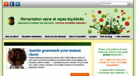 What Repas-equilibre.fr website looked like in 2017 (6 years ago)