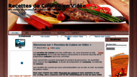 What Recettes-de-cuisine-en-video.com website looked like in 2017 (6 years ago)
