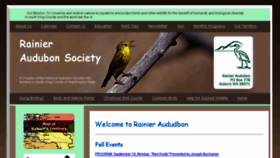 What Rainieraudubon.org website looked like in 2017 (6 years ago)