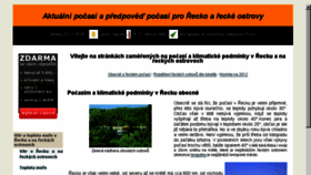 What Recko-pocasi.cz website looked like in 2017 (6 years ago)
