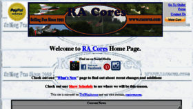 What Racores.com website looked like in 2017 (6 years ago)
