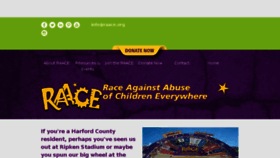 What Raace.org website looked like in 2017 (6 years ago)