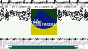 What Radiobrasileirissima.com.br website looked like in 2017 (6 years ago)