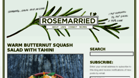 What Rosemarried.com website looked like in 2017 (6 years ago)