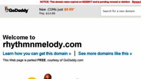 What Rhythmnmelody.com website looked like in 2017 (6 years ago)