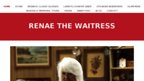 What Renaethewaitress.com website looked like in 2017 (6 years ago)