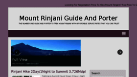 What Rinjaniguideporter.com website looked like in 2017 (6 years ago)