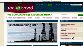 What Rankabrand.nl website looked like in 2017 (6 years ago)