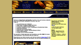 What Royalcoin.com website looked like in 2017 (6 years ago)