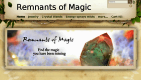 What Remnantsofmagic.com website looked like in 2017 (6 years ago)