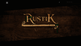 What Rustik.fr website looked like in 2017 (6 years ago)