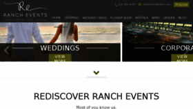 What Ranchevents.com website looked like in 2017 (6 years ago)