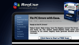 What Reguse.com website looked like in 2017 (6 years ago)