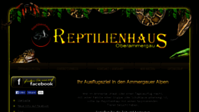 What Reptilien-haus.de website looked like in 2017 (6 years ago)