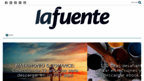 What Revistalafuente.com website looked like in 2017 (6 years ago)