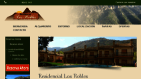 What Residenciallosrobles.com website looked like in 2017 (6 years ago)