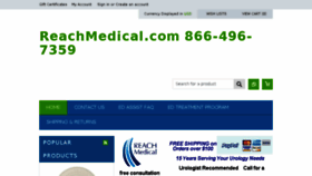 What Reachmedical.com website looked like in 2017 (6 years ago)
