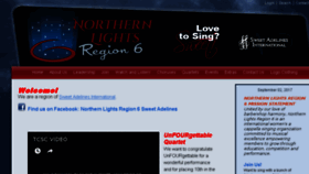 What Regionsix.org website looked like in 2017 (6 years ago)