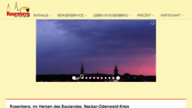 What Rosenberg-baden.de website looked like in 2017 (6 years ago)
