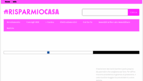 What Risparmioincasa.it website looked like in 2017 (6 years ago)