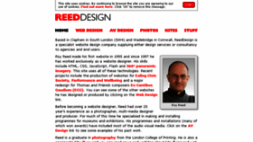 What Reeddesign.co.uk website looked like in 2017 (6 years ago)
